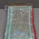 10 Pack A4 Colored Mesh Double-layer Mesh Zipper Pouch Bags Nylon Puzzle Building Block Sets Toy Storage & Organization, Breathable Zipper Pouch with Handle for School Office (Bright Colors)