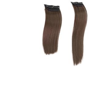 Synthetic Hair Pieces Invisable 20-30Cm Pads Clip In One Piece Extension Top Side Cover Hairpiece(2 pcs,8_12INCHES)