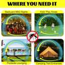 Mosquito Repellent Pouches - Outdoor, Indoor, Travel Size | 30-Day Protection, Non-Toxic & Plant-Based | Safe for Kids, Pets | Patio, Camping, Yard Defense (12, Yellow)