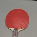 Franklin Sports Ping Pong Paddle - Performance Table Tennis Racket - Wooden Pro Style Paddle with Rubber Surface - Red + Gray