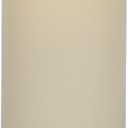 Luminara Scalloped Edge Flameless LED Candle, Ivory 3.5" x 7", Real Wax Pillar, Battery Operated Moving Flame with Timer, Unscented