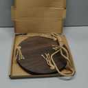 Hanging Planters for Indoor Plants,Plant Hanger with Sturdy Wood Base,Modern Boho Macrame Plant Hanger,Wall Ceiling Window Stands(Plants/Pots Not Included) (1 Pack-Circle)