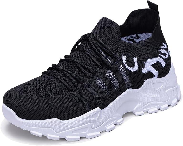 Women's Leopard Print Sneakers Casual Tennis Shoes Fashion Walking Sneakers Comfortable Sports Running Shoes (11, Black)