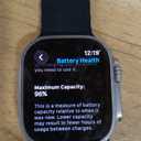 Apple Watch Ultra [GPS + Cellular 49mm] Titanium Case with Midnight Ocean Band, One Size (Renewed)