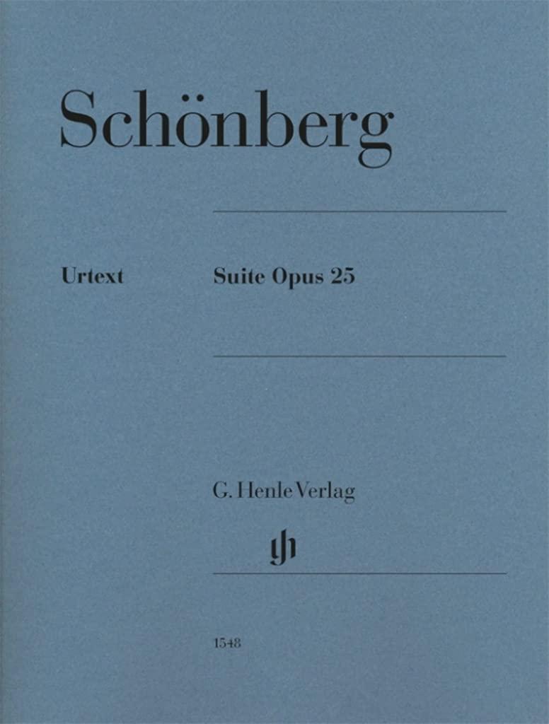 Suite Op. 25 Piano Solo (English and French and German Edition)