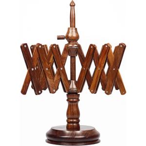 Wooden Yarn Winder for Knitting and Crocheting, Rosewood Swift Hand Operated Large Yarn Ball Winder, Heavy Duty Table Top Swift