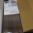 Rustic Floating Shelves Wall Mounted Set of 3, 17 Inch Natural Wood Wall Shelves, Decor Storage Shelf for Bedroom Bathroom Living Room Office Pictures Plants Books Cats TV (Rustic Brown)