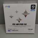 Art3d Premium 10-Sheet Peel and Stick Tile Backsplash - 12"x12" for Kitchen , Bright White