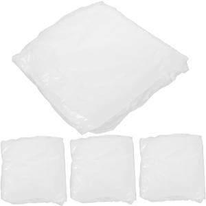 4pcs Disposable Waterproof Motorcycle Cover Bike Cover for Outdoor Storage Uv Protection Light Portable