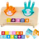 Montessori Toys for 3 4 5 Year Old,Preschool Learning Toys for Toddlers age 2-4,Educational Math manipulatives Number Counting Blocks for Kids,Birthday Christmas Stocking Stuffers for Boys Girls