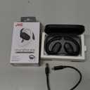 JVC nearphones Open Ear True Wireless Headphones with Pivot Motion Mecanism, 16mm Large Drivers Sound, Single Ear use, BT 5.4, Long Battery Life (up to 26 Hours) - HANP40TB (Black)