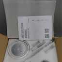 Ceiling Fans with Lights,42 Inch Low Profile Ceiling Fan with Wall Control and Remote Control,Dimmable,Flush Mount Ceiling Fan with Noiseless DC Reversible Motor for Bedroom Indoor Use (White)