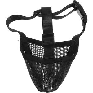 Totority Mesh Design Breathable Elastic Dog Muzzle Biting Soft Pet Mouth Cover for Large Dogs Outdoor Protective Barking and Chewing Guard XXS