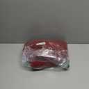 Hommtina Christmas Tree Skirt 48 Inches Red Tree Skirt,Christmas Tree Decorations Faux Fur Tree Skirt for Xmas Holiday Home Party Decorations Ornaments (Wave Red)