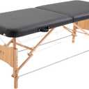 Sierra Comfort Basic Portable Massage Table, Black, Standard