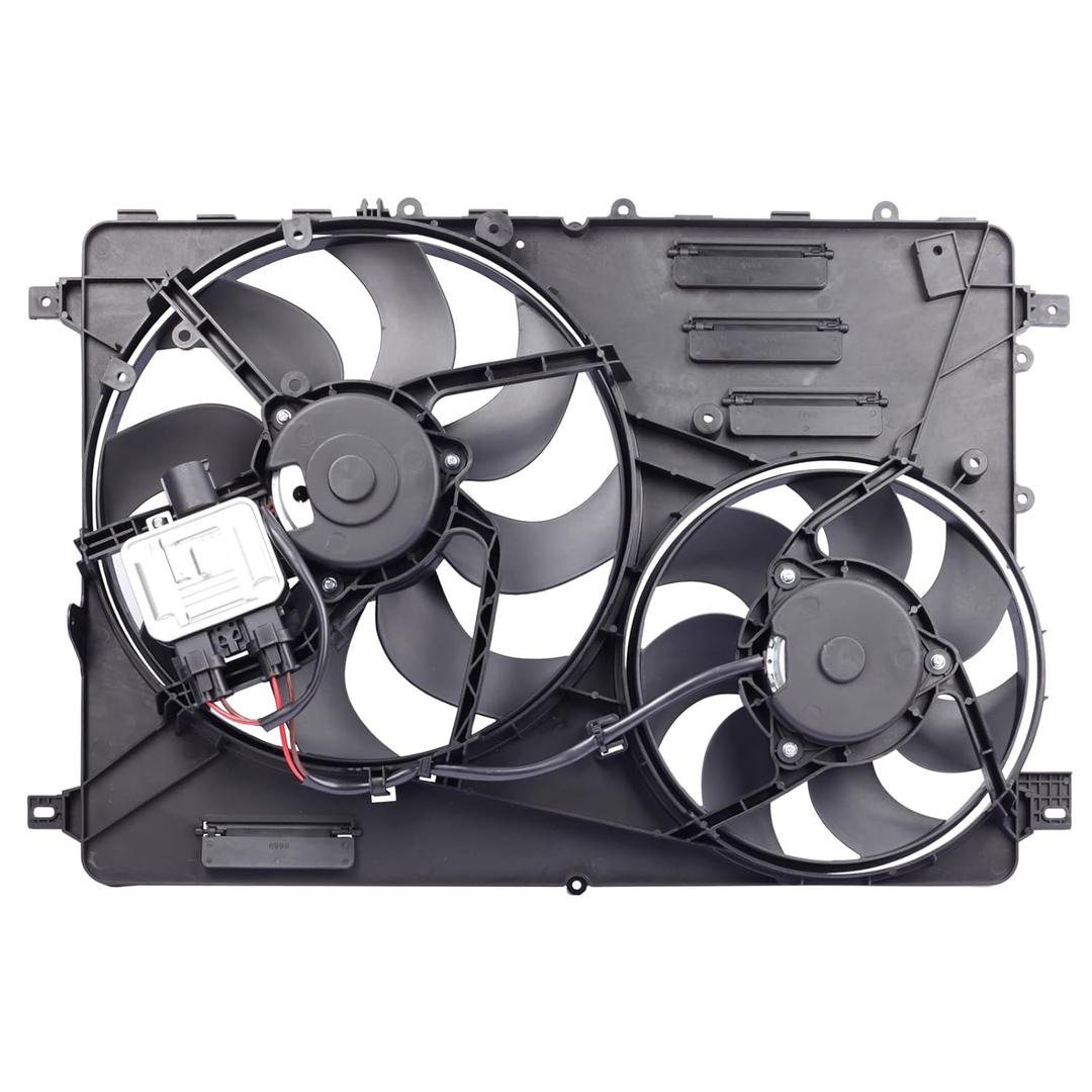 Radiator Cooling Fan Compatible with 2011-2016 S60 2008-2015 S80 2015-2016 V60 2008-2010 V70 2010-2016 XC60 2008-2015 XC70 2.0L 3.0L 3.2L Replace for 31686808 30668629 FA71811 623-840 (Volvo)
