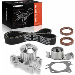 A-Premium Engine Timing Belt Kit with Water Pump Compatible with Mitsubishi Lancer 2002-2007 - 1.9L