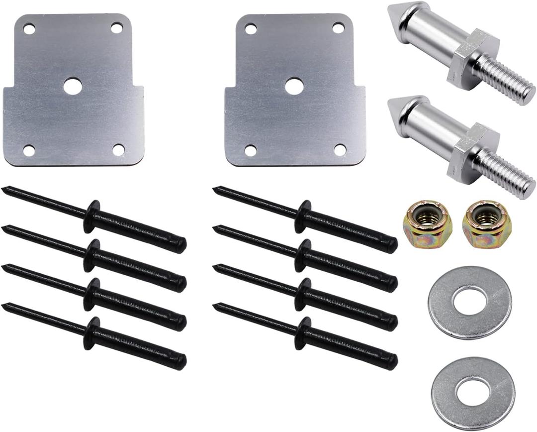 Pair(2) ATV Seat Peg Post Repair Kit #2204383 Compatible With 2008-2016 Polaris Ranger 700 800 XP Outlaw 110 4x4