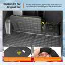 powoq Floor Mat Compatible with 18-24 Chevy Traverse Cargo Mat Replacement for 2018-2024 Chevy Traverse Accessories(Trunk+Backrest+7Seats Floor Mat)
