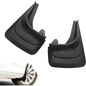 2 PCS Mud Flaps, 8.27 12.60 Inches Mud Guards, Flexible Front & Rear Mudflaps Protection Shield, Universal for Car, Truck, SUV (Black)