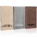 SmoothNovelty 3 Pcs Let the Adventure Begin Hand Towels, 100% Cotton