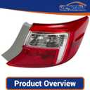 GXYWADY Car Rear Tail Light Brake Lamp Right Side Replacement for 2012 2013 2014 Camry 8155006470 TO2805114 Turn Signal Light Stop Car Accessories