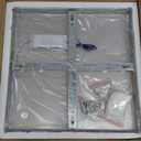 Cainjiazh 11.8" Crystal Chandelier LED Crystal Flush Mount Ceiling Light Modern Chandeliers Square Ceiling Light for Bedrooms Hallway Kitchen Office (6500K Cool White) Without Remote Control