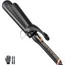 Curling Iron 2 Inch, 2 inch Curling Irons Ceramic Barrel with Argan Oil Infused, Large Barrel Curling Iron for Long Hair, 14 Heat Settings