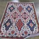 Diamond Drops Rug.Size: 5'3"x7'7"
