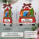 Football Ornament 2026 - Footballs Gift for Players Coach Team, Football Christmas Ornaments for Tree Decor, Unique Sport Gifts for Boys, Gifts for Friends Neighbors, Sport Ornaments for Tree