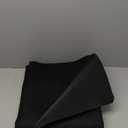 Waterproof  Fabric for Outdoor/Indoor Project Black 68 x 64 in