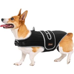 Dog Back Brace for IVDD and Slipped Disc with Metal Stays,L