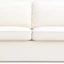 Ektorp Loveseat Cover Replacement for IKEA Ektorp Sofa Cover, Ektorp 2 Seater Sofa Cover Ektorp Couch Cover Only!(Polyester Daily Off White)