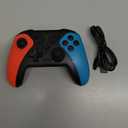 Wireless Switch Controller for Nintendo Switch/Switch 2/Lite/OLED Controller, Switch Controller with a Mouse Touch Feeling on Back Buttons, Extra Switch Pro Controller with Wake-up,Programmable, Turbo Function (Red+Blue)