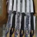 Amazon Basics Sturdy Foldable Plastic Chair, Portable, 350-Pound Capacity, White, 6-Pack