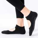 Yoga Socks, Color Black, Silicone Anti Splip