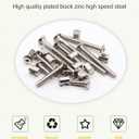 Crib Screws Bolts Hardware Replacement Kit, 28 Set M6x20/40/60/80mm Hex Bolts & M6x12mm Barrel Nuts with Wrench - Verify Size Compatibility Before Purchase