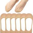 Toes Home No Show Socks Womens, Ultra Low Cut Liners Non Slip Footies for Flats Hidden Invisible Boat Summer 3 to 8 Pairs