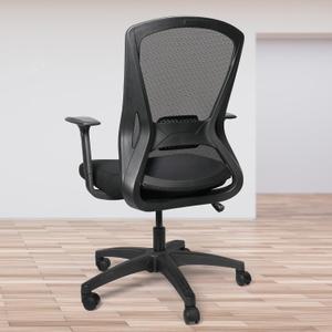 Ergonomic Rolling Comfy Computer Office Desk Task with Removable Armrests Adjustable Height for Big People Home Study Work