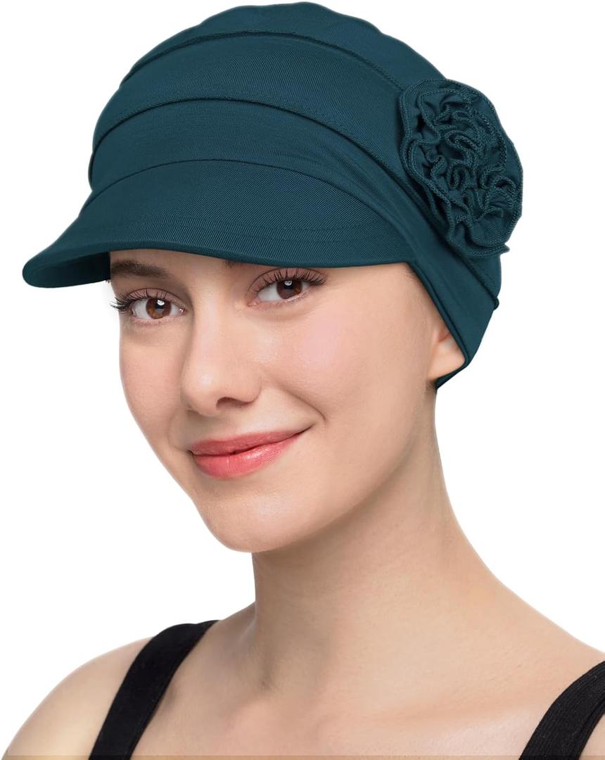 Hachapy Soft Newsboy Cap for Women Slip on Headwear Summer