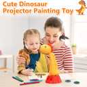 Drawing Projector for Kids,Tracing and Drawing Projector with 96 Slide Cartoon Patterns and 12 Color Brushes,Smart Art Sketcher Projector for 3+ Year Old Girls & Boys (Yellow)