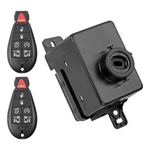 68210155AB Wireless Ignition Module Switch with Key Fob Compatible with 2008-2010 Chrysler Town & Country, 2009 2010 Dodge Grand Caravan Journey