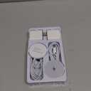 Magnetic Wireless Charger for Apple iPhone 17/16/15/14/13/12/11/AirPods, 2-Pack Fast Charging Long Cable 10ft Magnet Pad & 2-Pack Type-c Charger Block, White