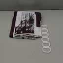 GCIREC Black and White Shower Curtain, Abstract Art with Brushstrokes Chaos Image Print Bathroom Curtain for Men Contemporary Bathtub Decor Waterproof Fabric Machine Washable with 12 Hooks