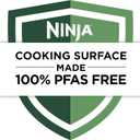 Ninja Belgian Waffle Maker Pro | Vertical Design | 5 Shade Settings with Precision-Pour Cup & Chef-curated Recipe Guide | Black & Silver | BW1001