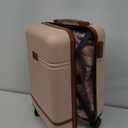 Krute Suitcases with Wheels, 24 Inch PC ABS TSA Locked Hard Shell Luggage with Wheels for Women and Girls (Pink)