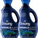Downy WrinkleGuard Liquid Fabric Softener and Conditioner, Fresh, 48 fl oz 48 Loads, Pack of 2