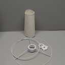 Beige Drum Lamp Shade, 13" Top x 13" Bottom x 10" High, Two Different Top Rings (Spider and UNO Fitter), Lamp Shade for Table Lamps Floor Lamps, Natural Linen Lampshade Replacement, Assembly Required