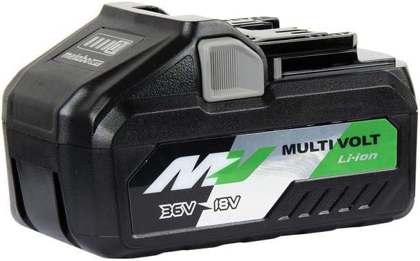 Metabo HPT MultiVolt Battery | 36V/18V, 4.0 Ah/8.0 Ah, Lithium Ion, Slide Style | 372121M