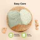 Pack and Play Sheets Fitted - 2-Pack Mini Crib Sheets for Pack N Play Mattress 38x26, Soft & Cozy, Neutral Toddler Playard Bedding, Snug Fitted Mini Baby Crib Mattress Cover Boy, Girl (Foxtrot)